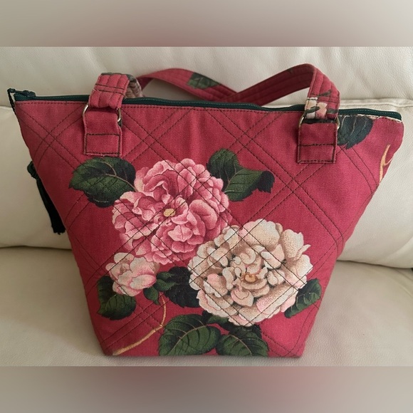 Margaret Boyle Mid Century Floral Hand Bag - Picture 2 of 8